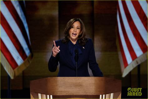 Kamala Harris accepts Democratic nomination for president at .